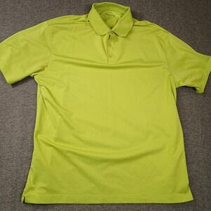 Nike Golf Mens Dri-FIT Polo Shirt XXL Lime Green Neon Yellow Short Sleeve Top